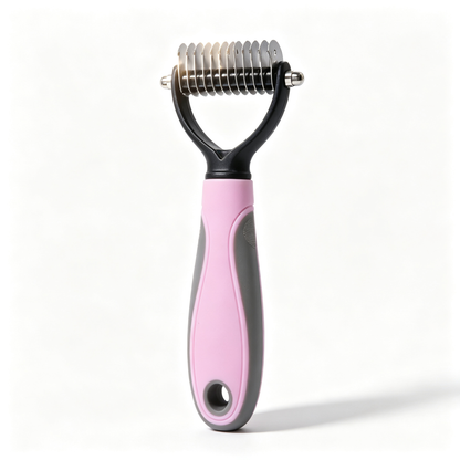 Pet hair-removing, massaging and grooming comb