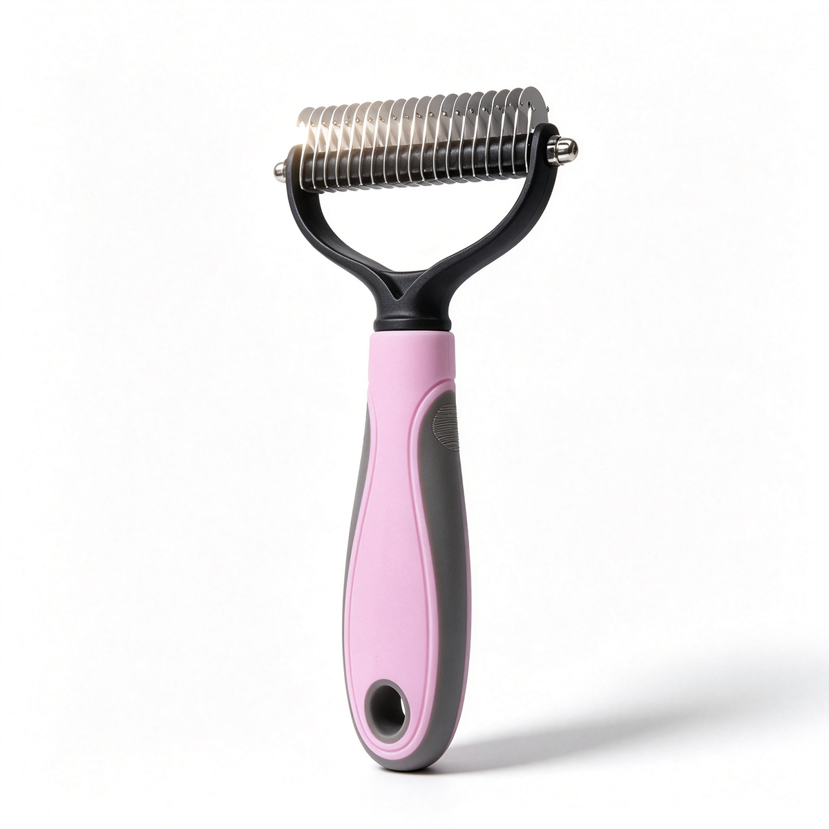 Pet hair-removing, massaging and grooming comb