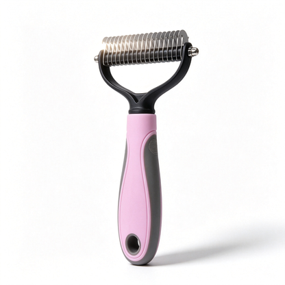 Pet hair-removing, massaging and grooming comb