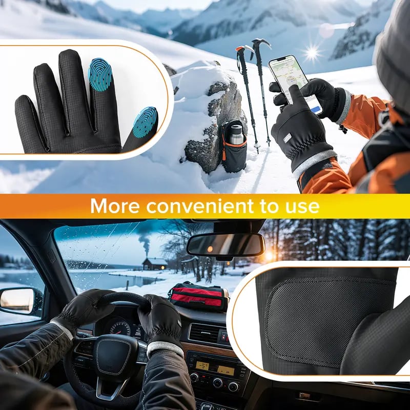 🔥Hot Sale 49% OFF🔥 Winter Waterproof Touchscreen Gloves for Women & Men