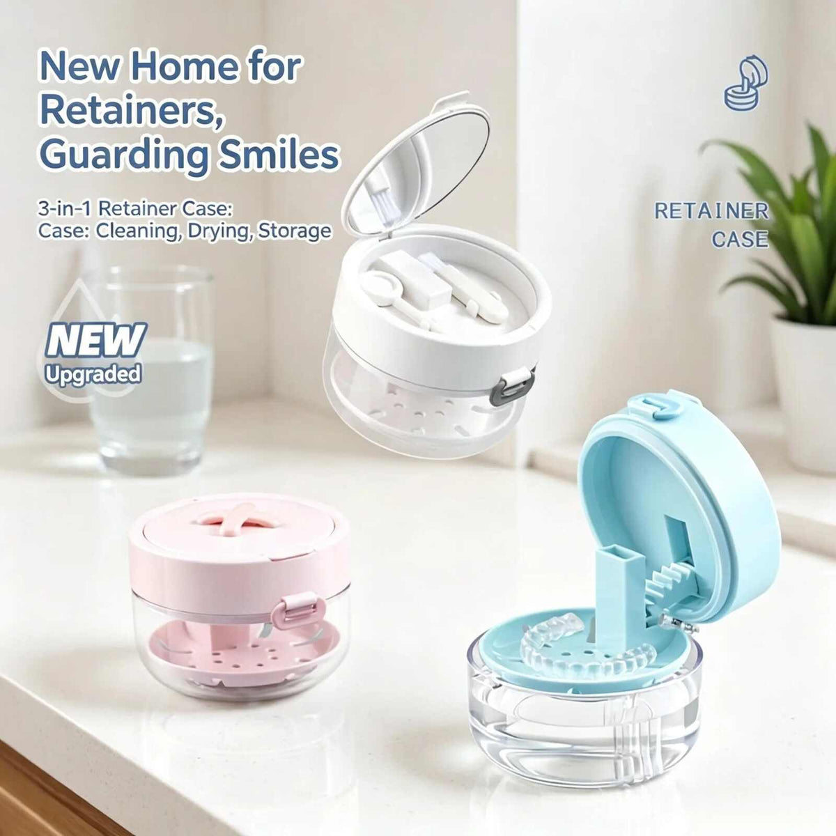 Multifunctional Dental Bracket Cleaning Storage Box