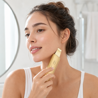 Ultrasonic Skin Scrubber & Facial Cleansing Device
