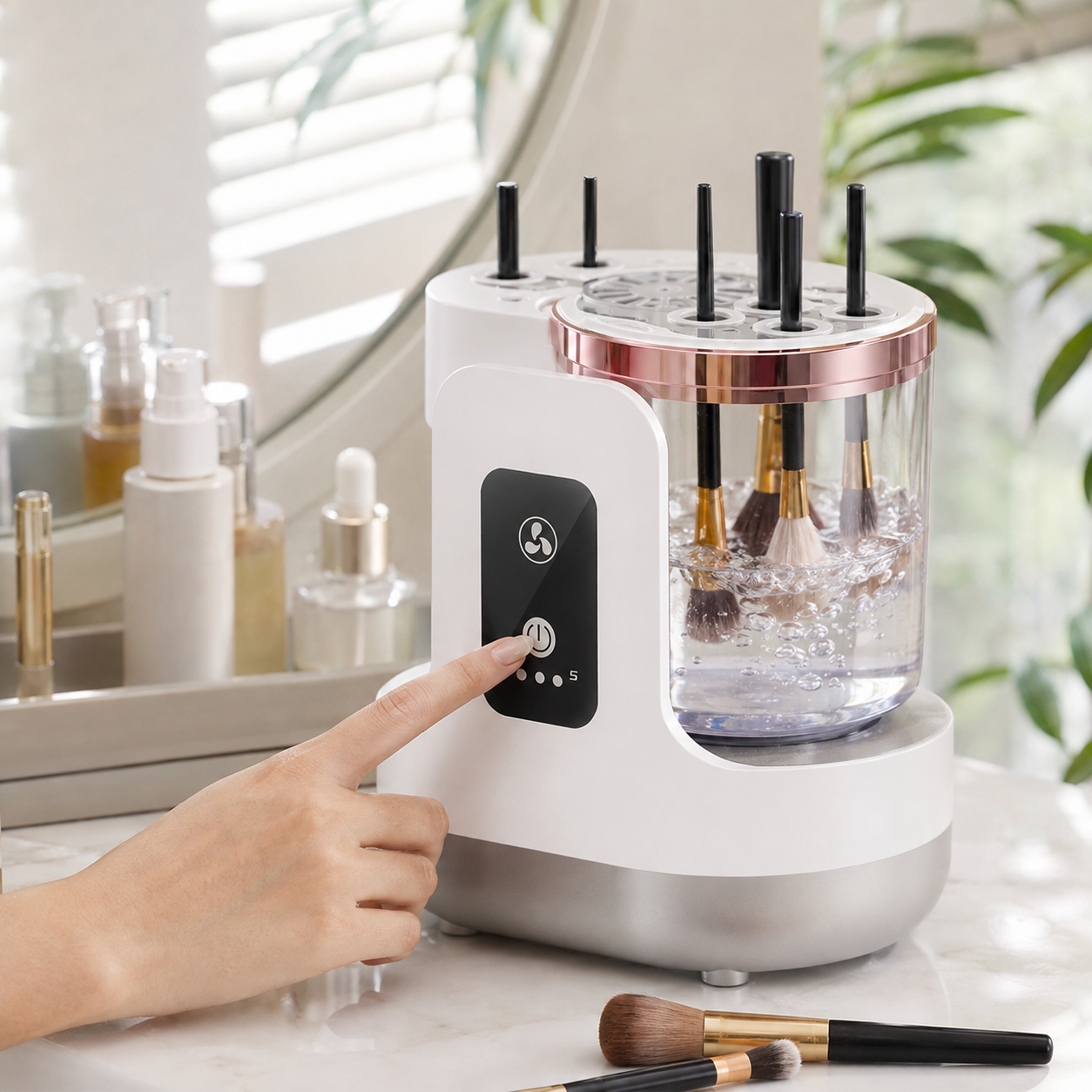 Automatic Makeup Brush Cleaner & Dryer