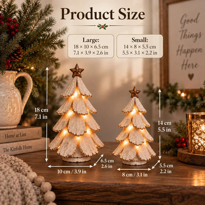 🎄🌙 Vintage Lighted Christmas Tree