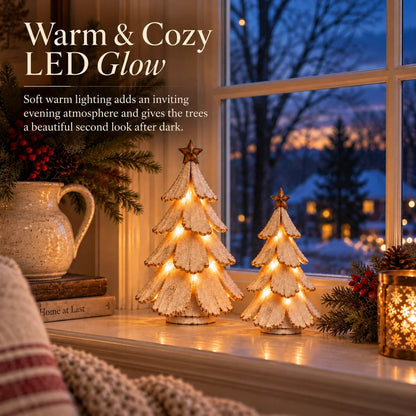🎄🌙 Vintage Lighted Christmas Tree