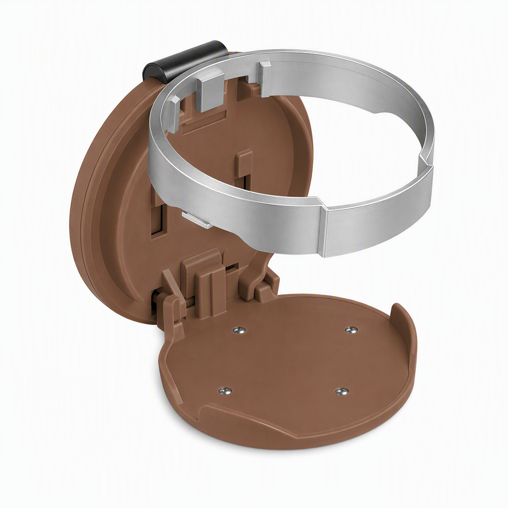 Multifunctional Foldable Car Door Cup Holder Large Diameter Drink and Water Bottle Storage Rack🚗🥤
