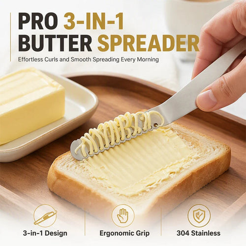 3-in-1 Butter Knife and Spreader